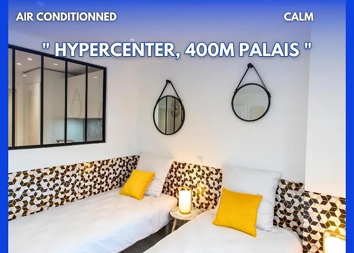 Le Forville : 400M Palais, Calme, Clim